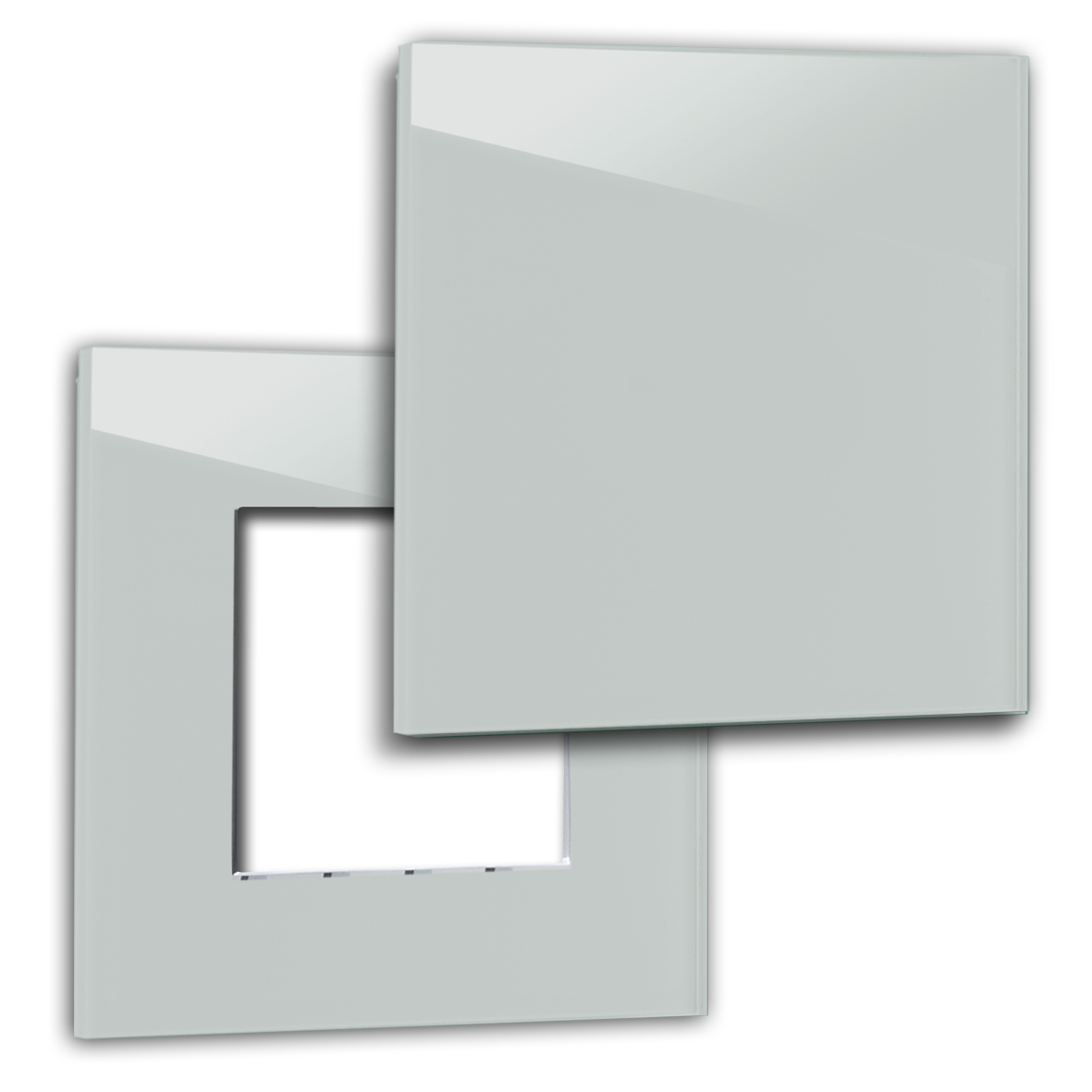 Steckdosen- Rahmen MAXIM 1fach mit Abdeckung in Farrow Ball Farbe 68 dorset cream