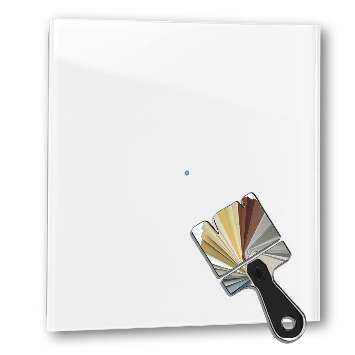 Touchschalter NOVA 1-fach Little Greene Glas-Optik 230V