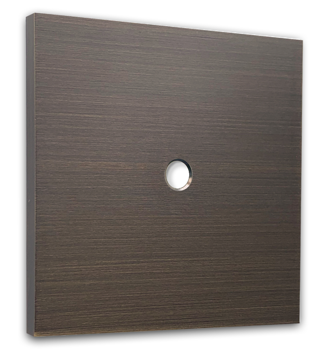 Retro-Kippschalter-Blende NINA 1-fach Antique Bronze Metall. CJC Systems