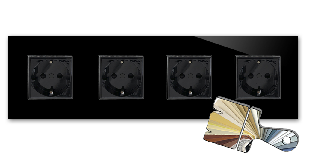 Steckdose in RAL Wunschfarbe. MAXIM
