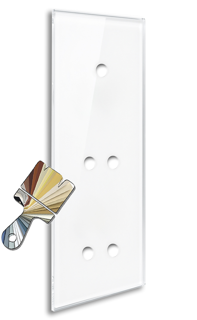 YORK Little Greene Colour Glass-Effect 5-Gang Cover Plate by ROHDE+ROHDE