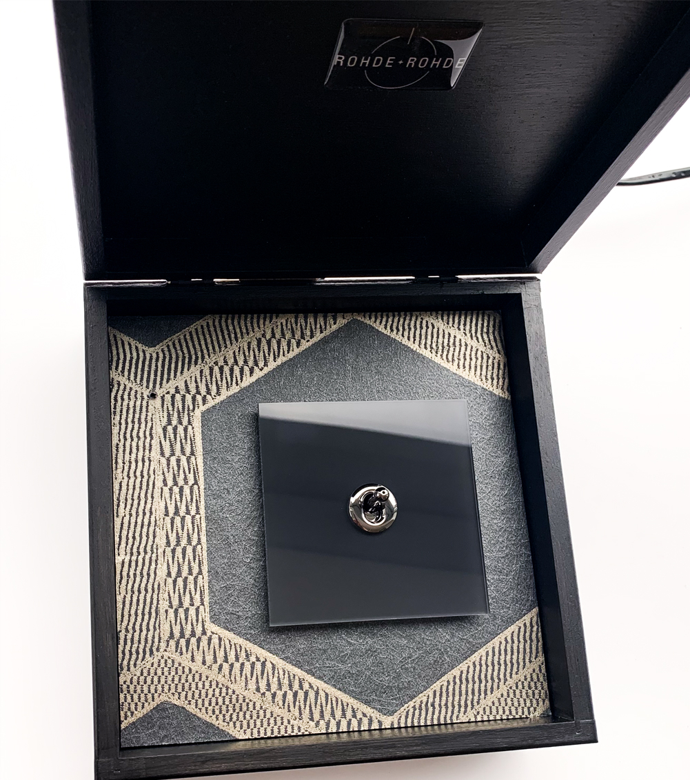 Muster  -    Retroschalter CAMBRIDGE  Glas-Optik Musterbox - Leihgabe zur Ansicht