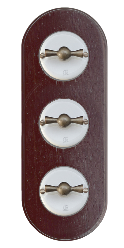 Porcelain Retro Rotary Switch Changeover Switch VDE