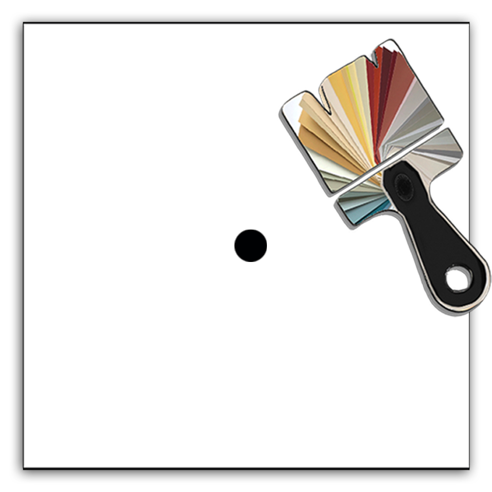 Retro-Kippschalter-Blende NINA 1-fach RAL. CJC Systems