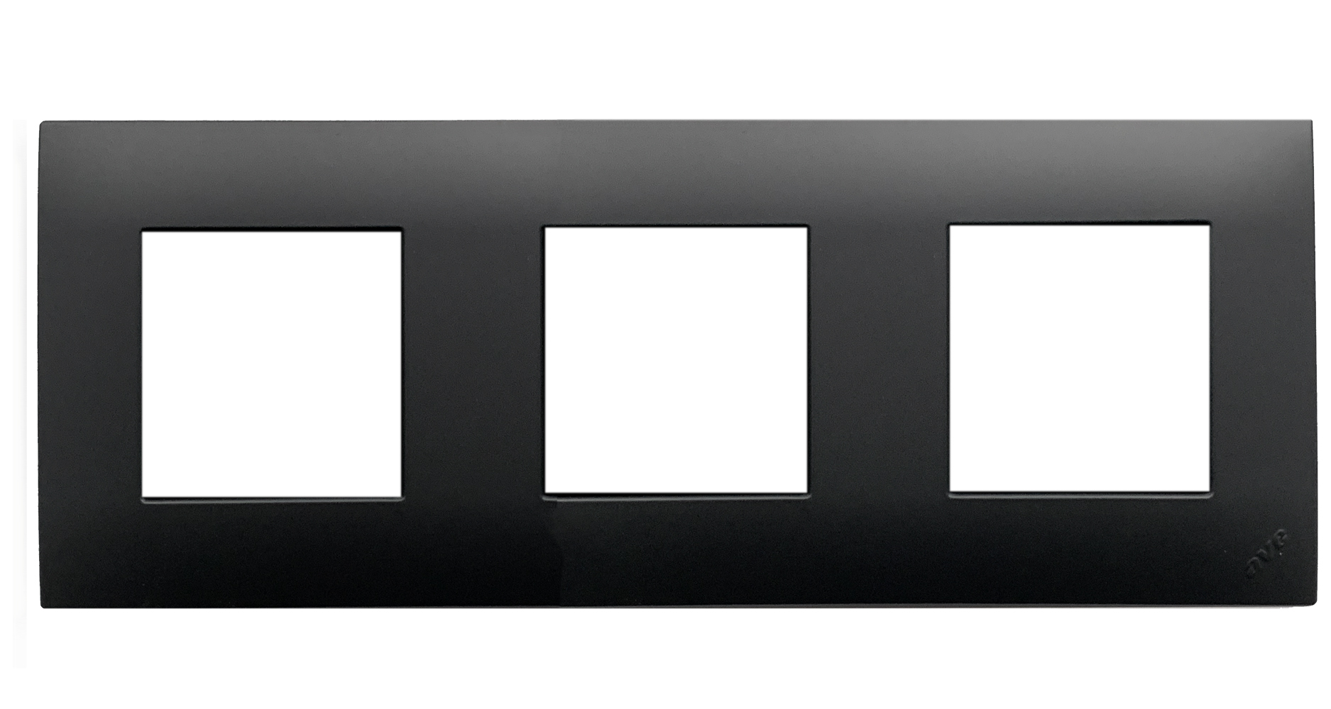 Rahmen YOUNG 3-fach Graphit-Schwarz. Matt. AVE
