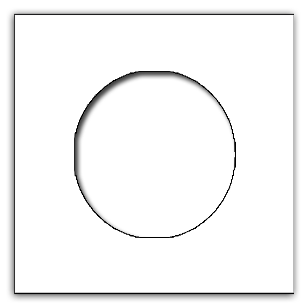 Steckdosen-Rahmen VICTOR round 1-fach. Antique Bronze Metall. CJC Systems