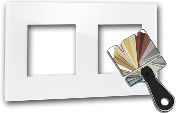 Rahmen MAXIM 2-fach in Farrow & Ball-Farbe.