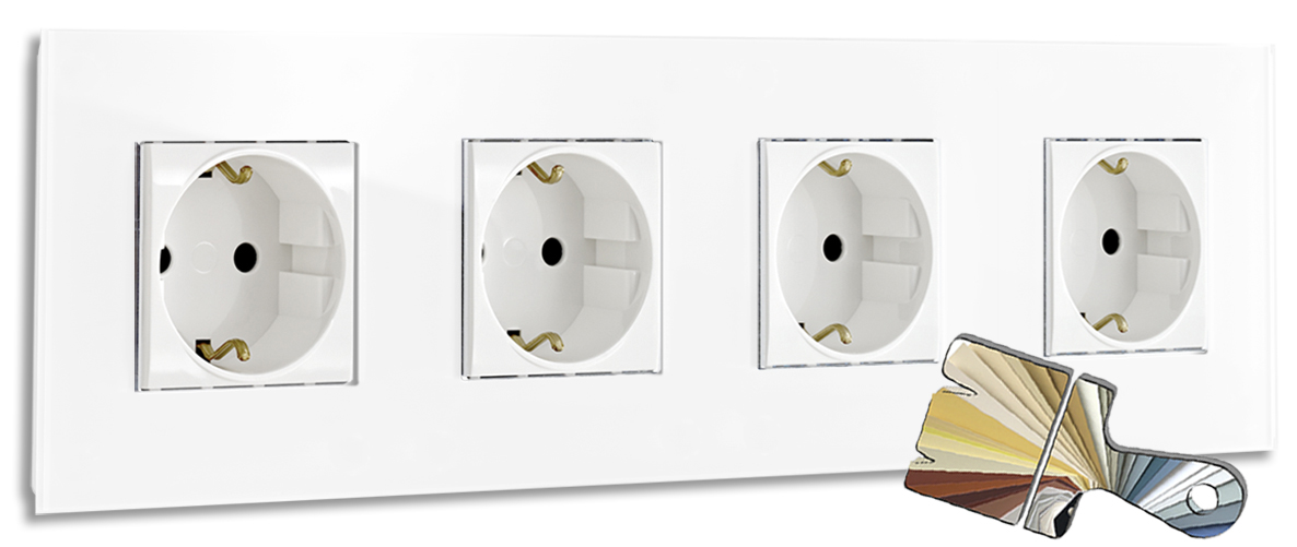 Steckdose in RAL Wunschfarbe. MAXIM