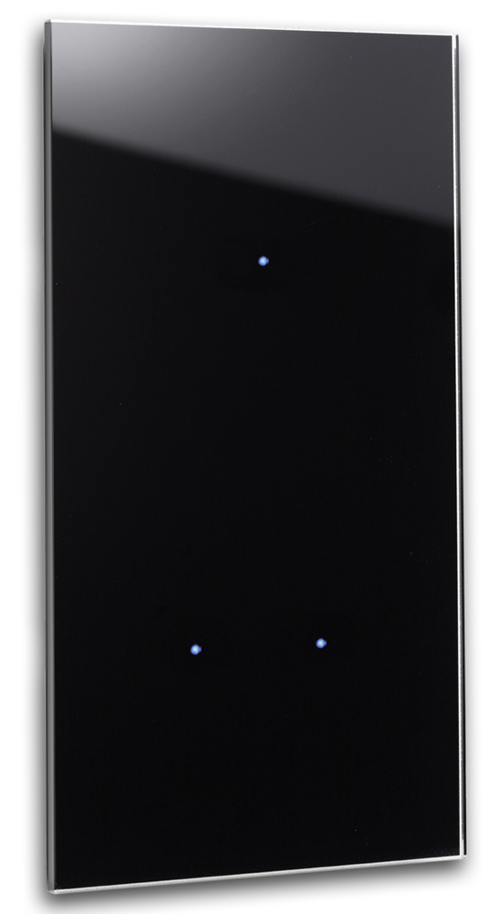 NOVA Touch Ein-AUS-Schalter 3-fach Schwarz.