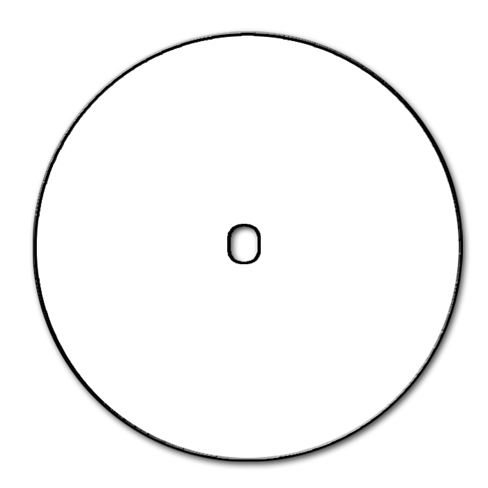 Schalter-Frontblende Metall Braun 1-fach. Vectis Round series