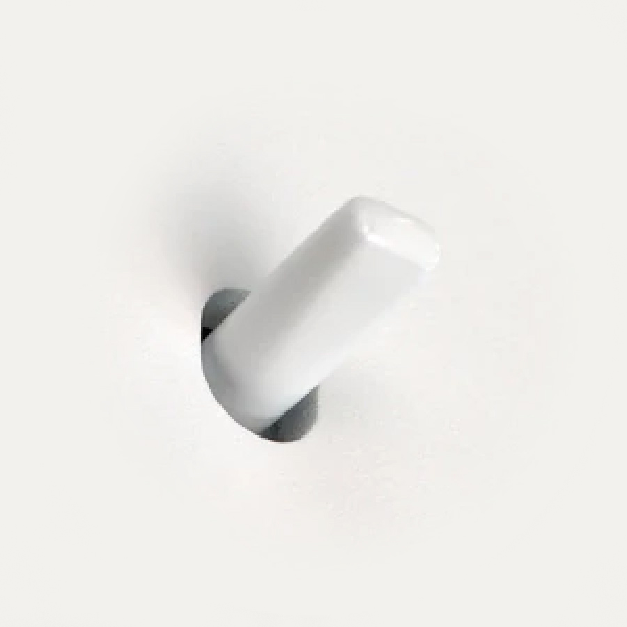 Lichtschalter Einsatz mit 1 weißem Kipphebel Vectis