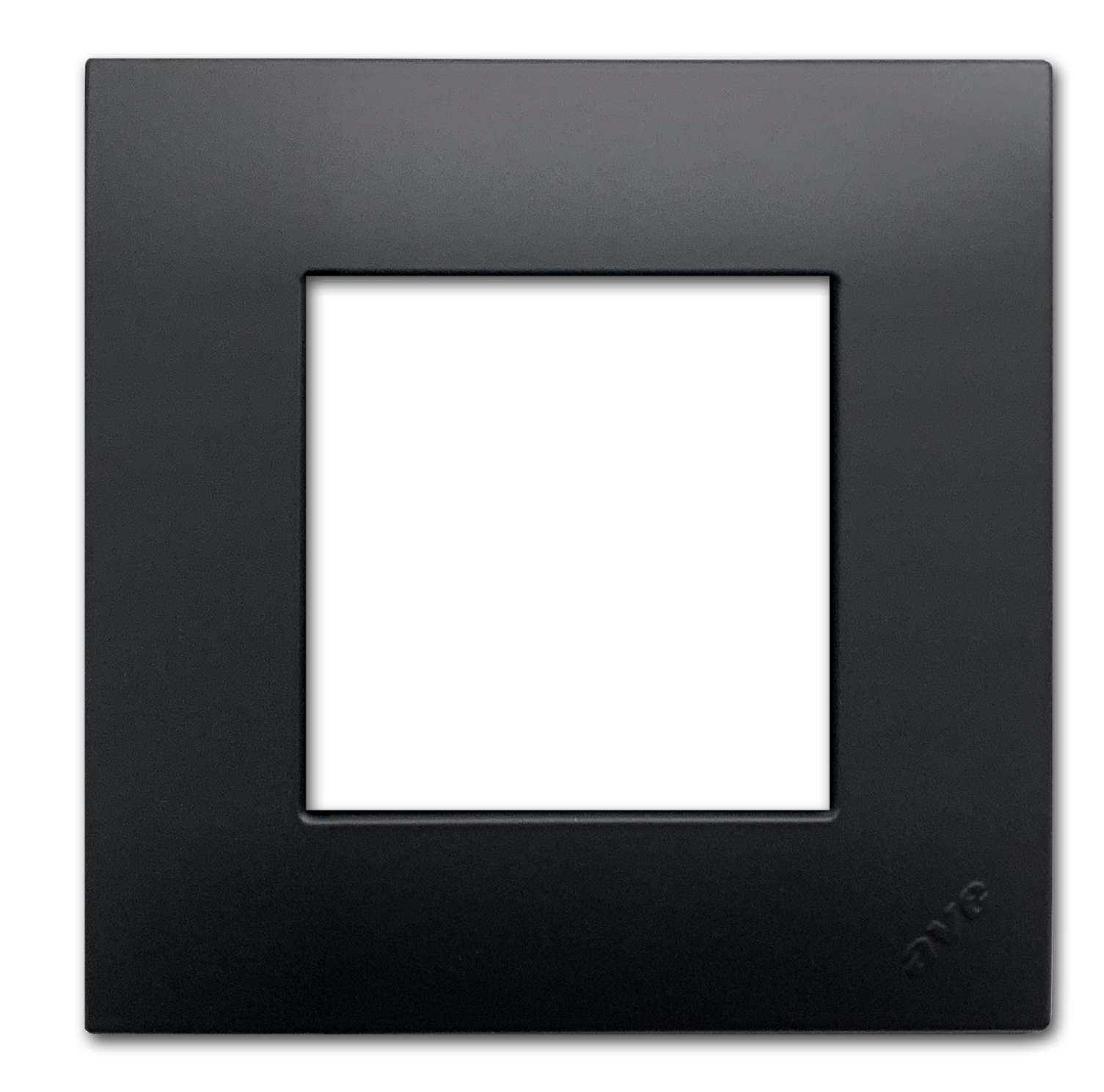 Rahmen YOUNG 1-fach Graphit-Schwarz. Matt.