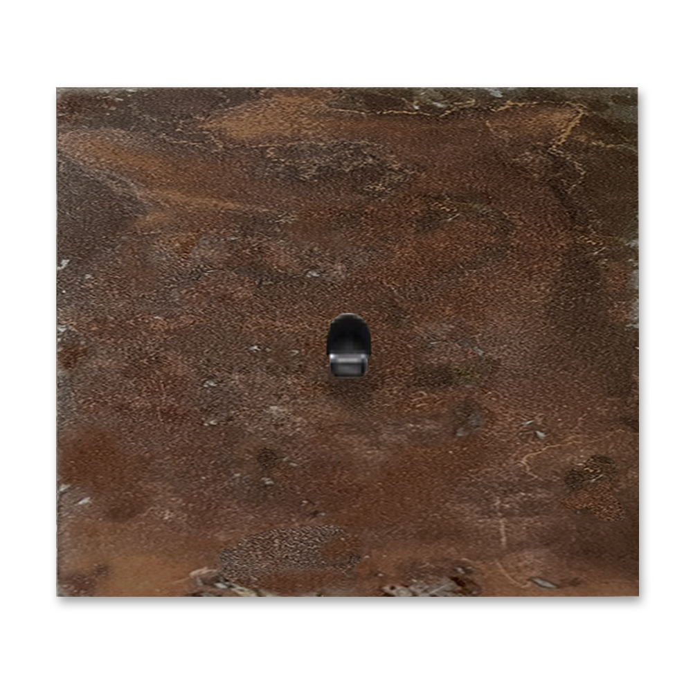 Kipphebel-Lichtschalter Metall Rost 1-fach Square Series