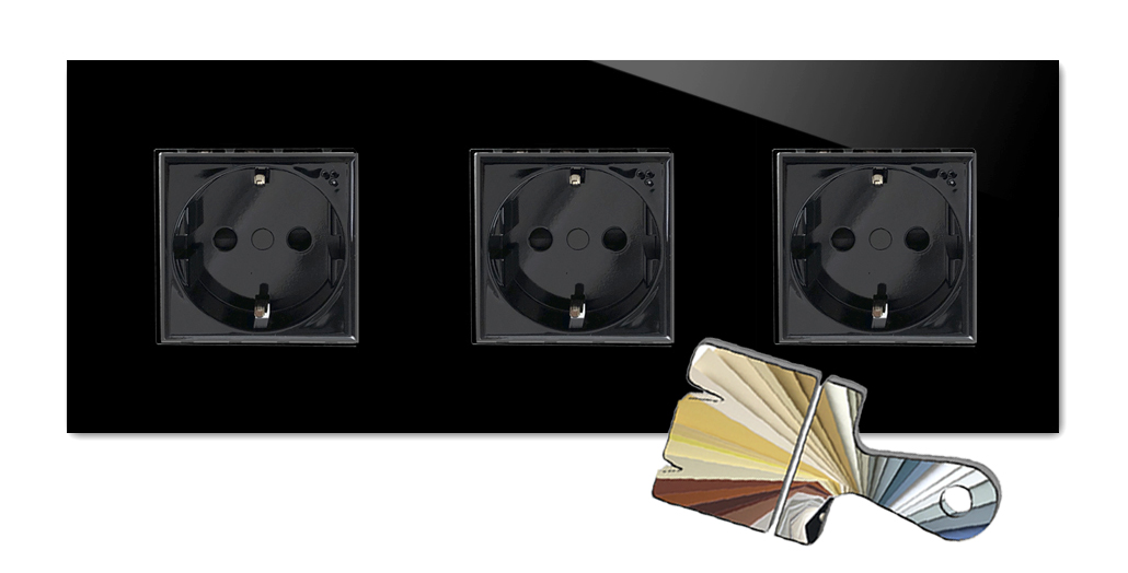 Steckdose in RAL Wunschfarbe. MAXIM