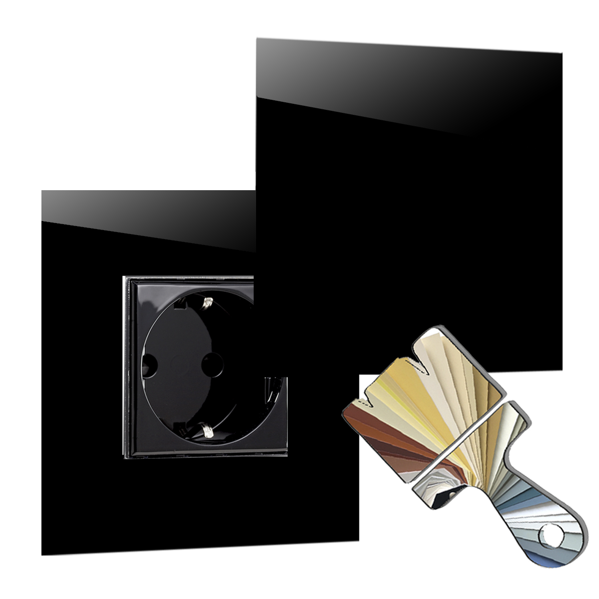 Steckdose in RAL Wunschfarbe. MAXIM