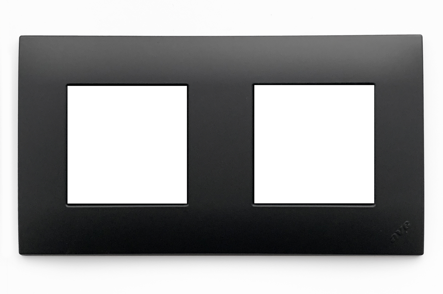 Rahmen YOUNG 2-fach Graphit-Schwarz. Matt. AVE